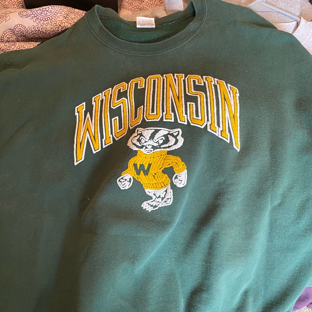 Vintage Wisconsin Badgers Crewneck